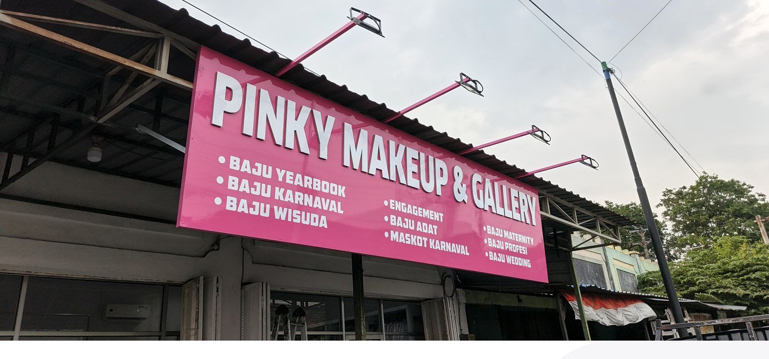 Dokumentasi asli Nans Creative — Papan Nama
